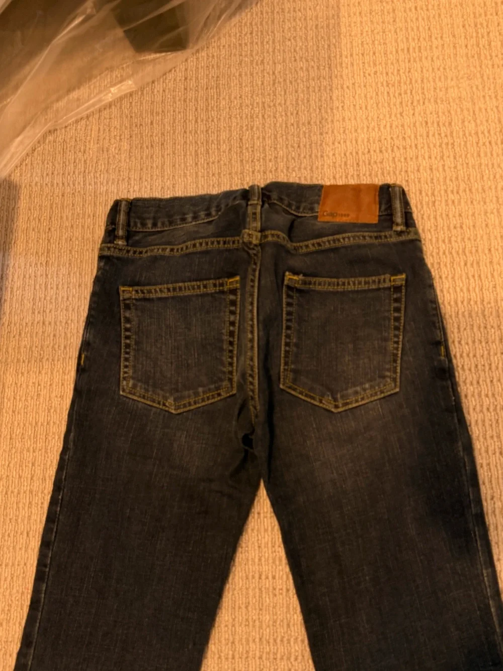 GAP Kids Dark Blue Adjustable Boys Skinny Jeans